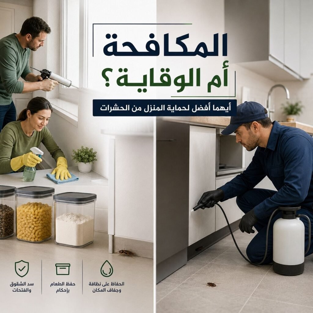 الوقاية من الحشرات أم المكافحة