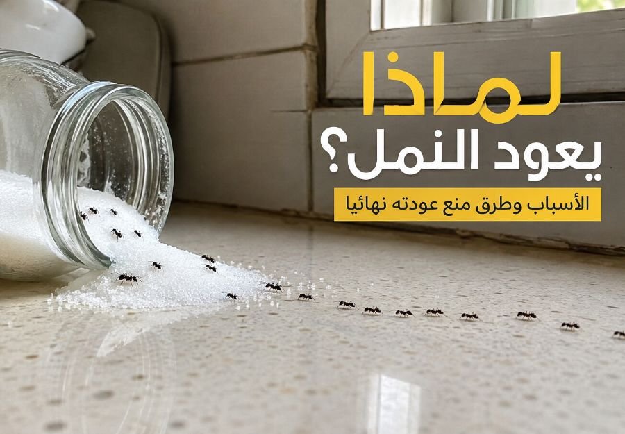 لماذا يعود النمل