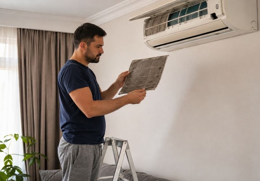 متى يحتاج المكيف للتنظيف
