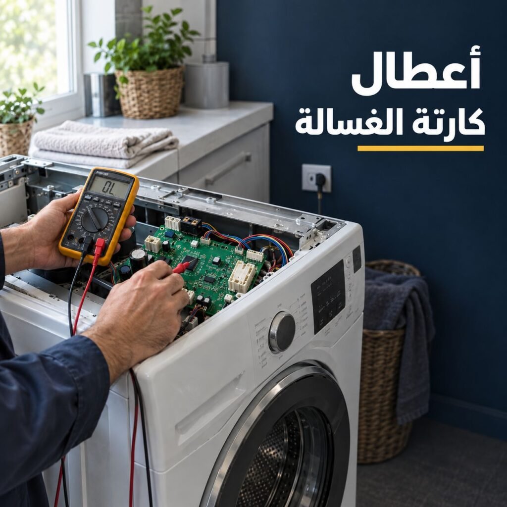 أعطال كارتة الغسالة