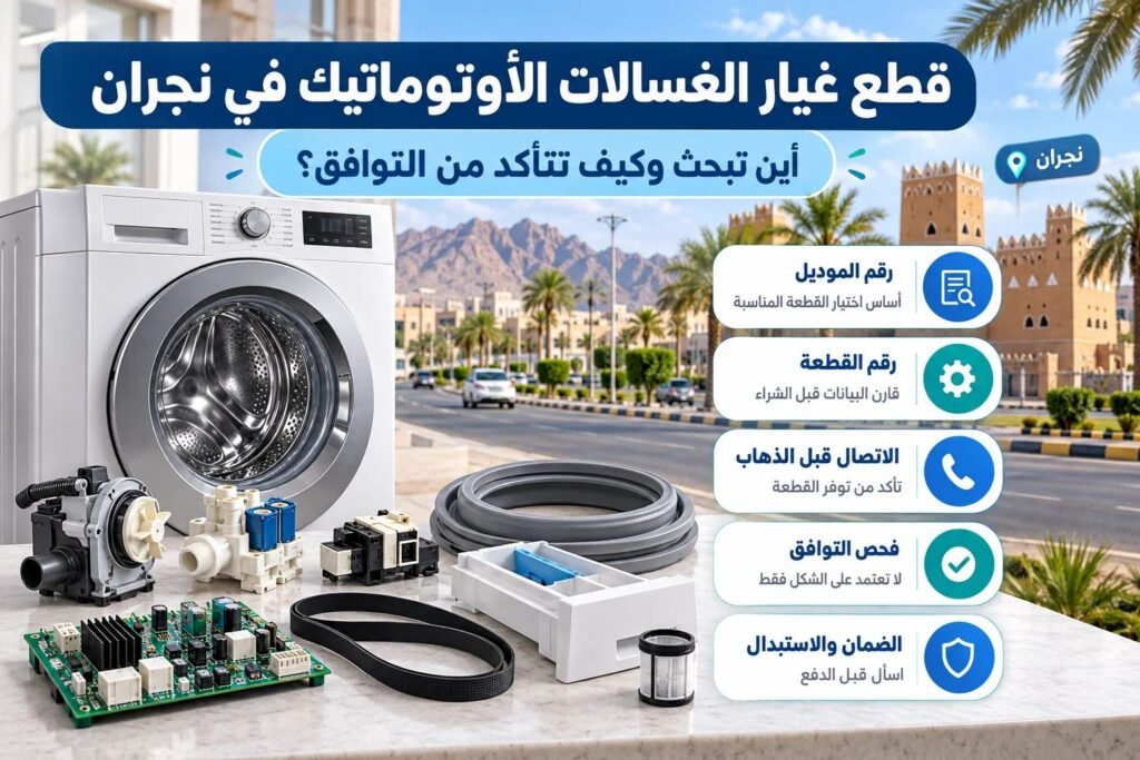 اماكن بيع قطع الغسالات الاتوتوماتيك نجران