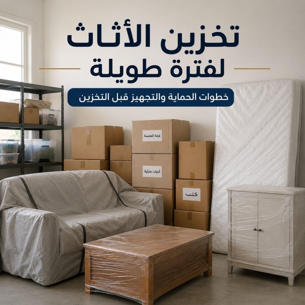 تخزين الأثاث لفترة طويلة