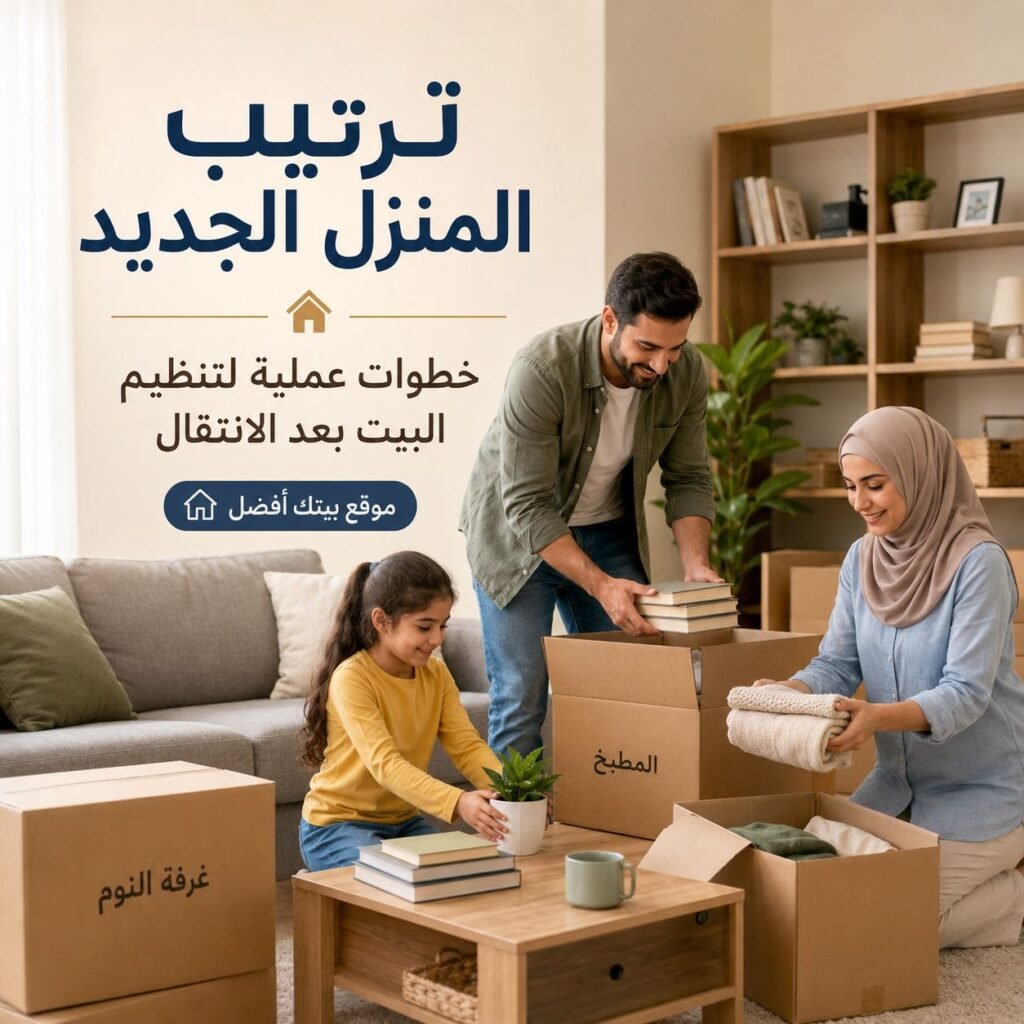 ترتيب المنزل الجديد