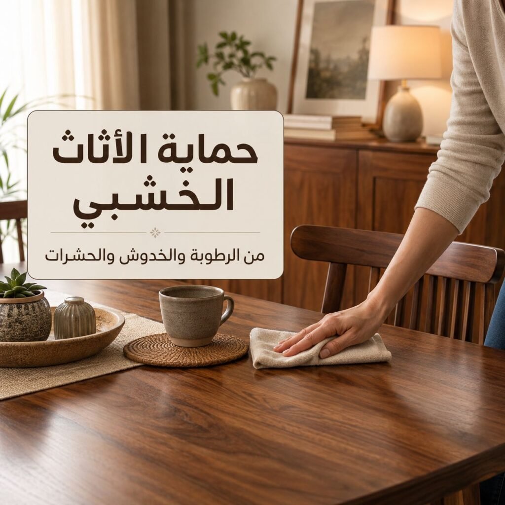 حماية الأثاث الخشبي