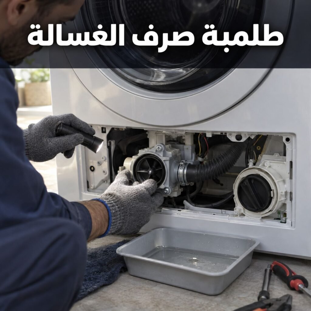 طلمبة صرف الغسالة وظيفتها وكيف تعمل أثناء دورة الغسيل