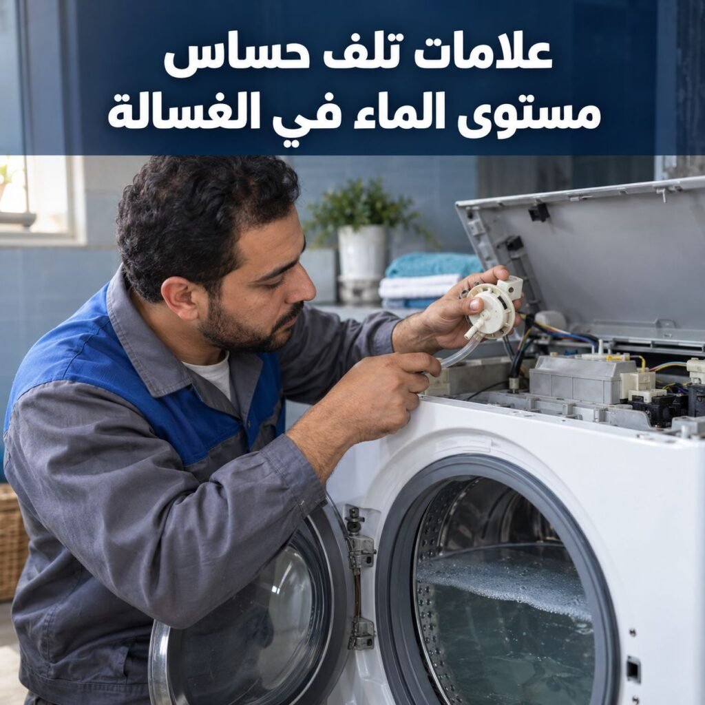 علامات تلف حساس مستوى الماء في الغسالة