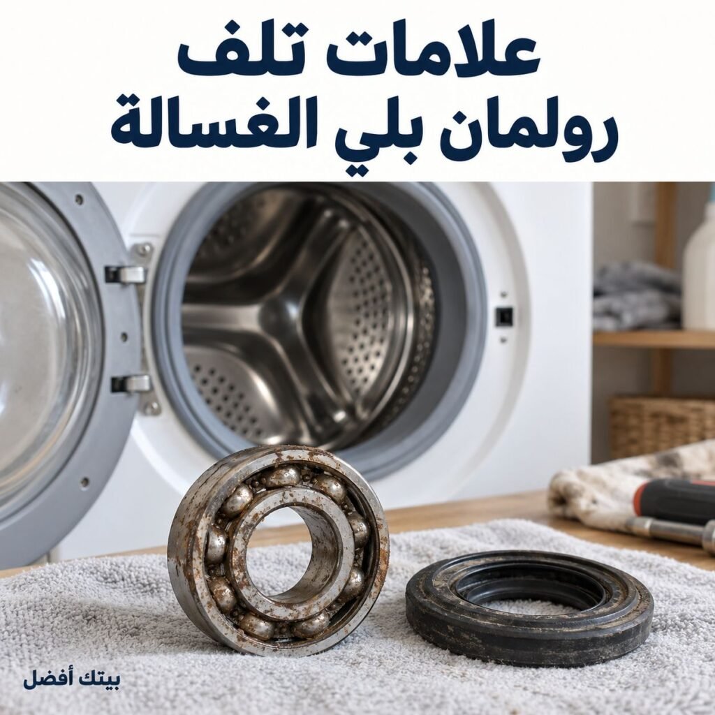 علامات تلف رولمان بلي الغسالة