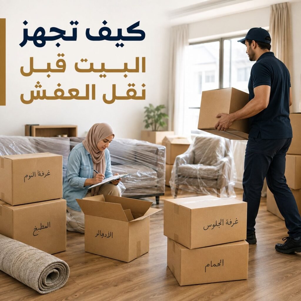 كيف تجهز البيت قبل نقل العفش
